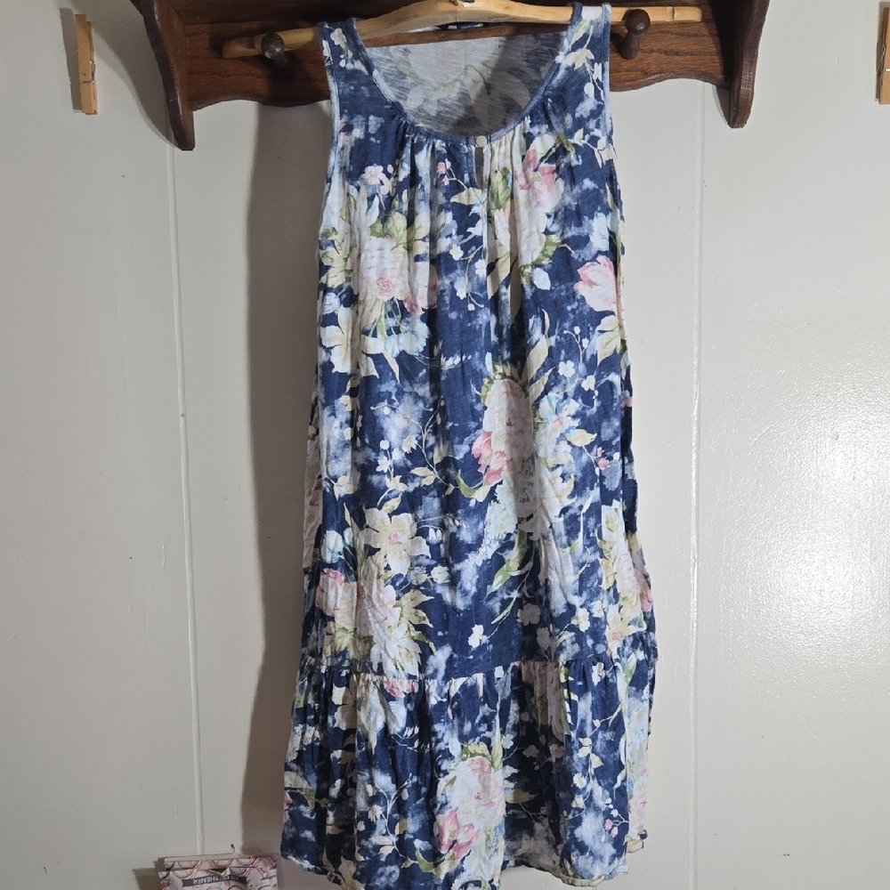 Polo by Ralph Lauren Blue Floral Kids Dress